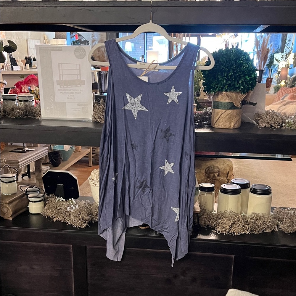 Vintage Blue Havana Top